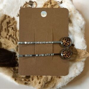 NEW Animal Print Design Bobby-pin Set